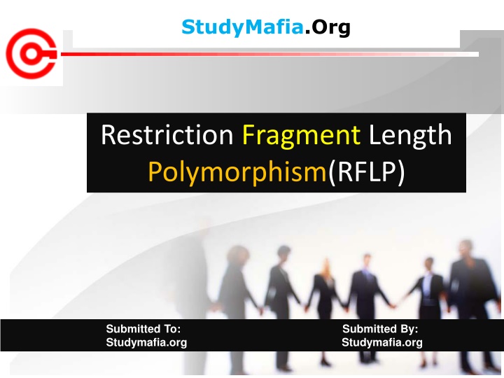 StudyMafia.Org - RFLP Analysis: Applications and Techniques