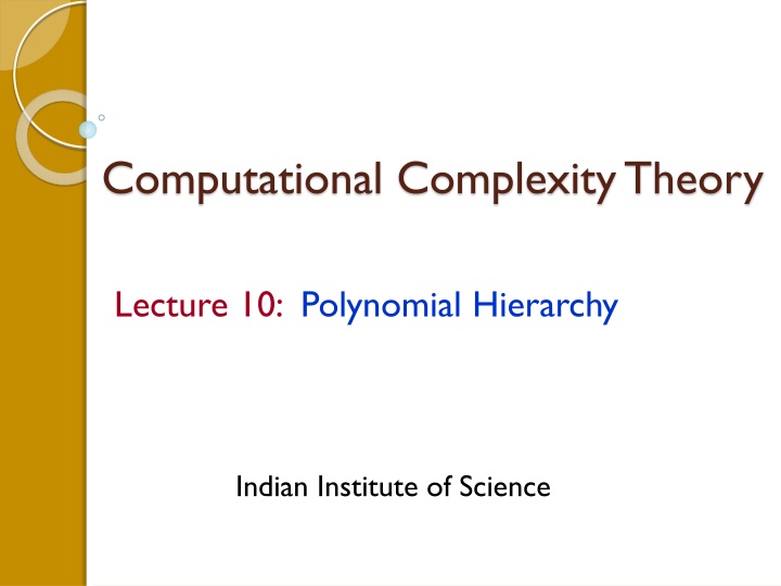 computational complexity theory n.w