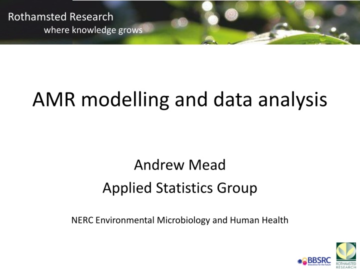 rothamsted research where knowledge grows where n.w