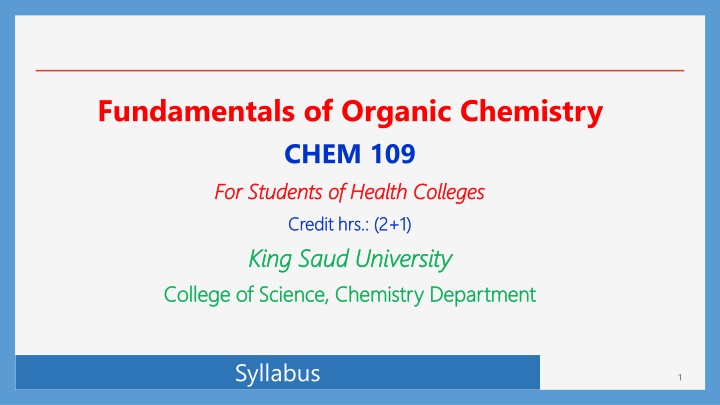 fundamentals of organic chemistry chem n.w