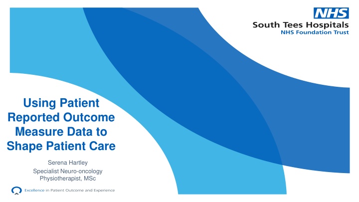 using patient reported outcome measure data n.w