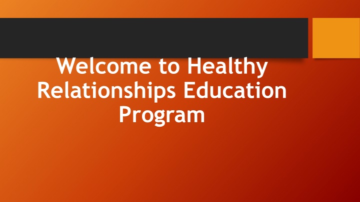 welcome to healthy relationships education program n.w