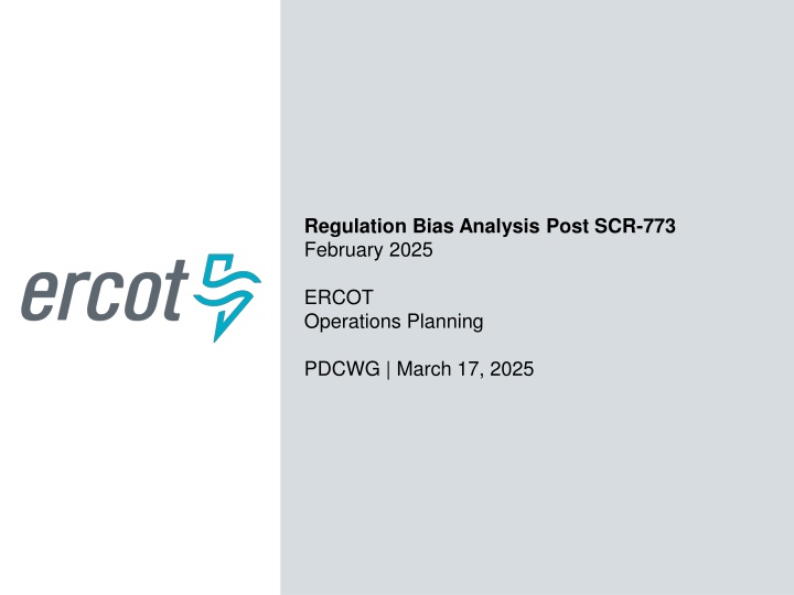 regulation bias analysis post scr 773 february n.w