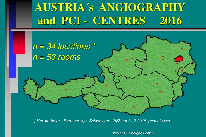 austria s angiography and pci centres 2016 n.w