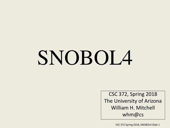 snobol4 n.w