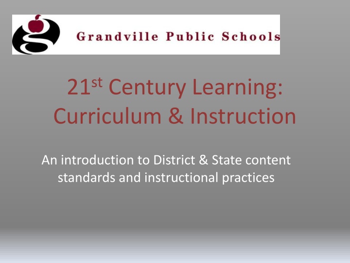 21 st century learning curriculum instruction n.w