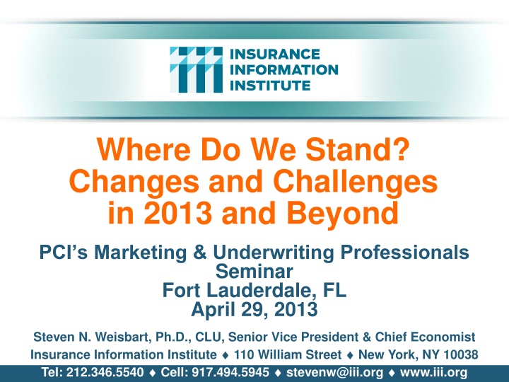 where do we stand changes and challenges in 2013 n.w