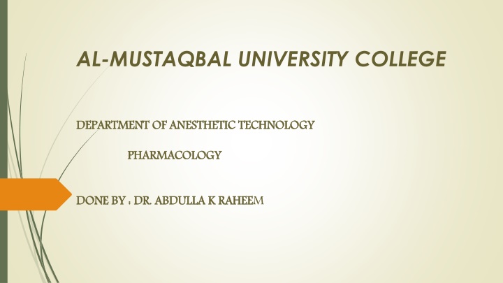 al mustaqbal university college n.w