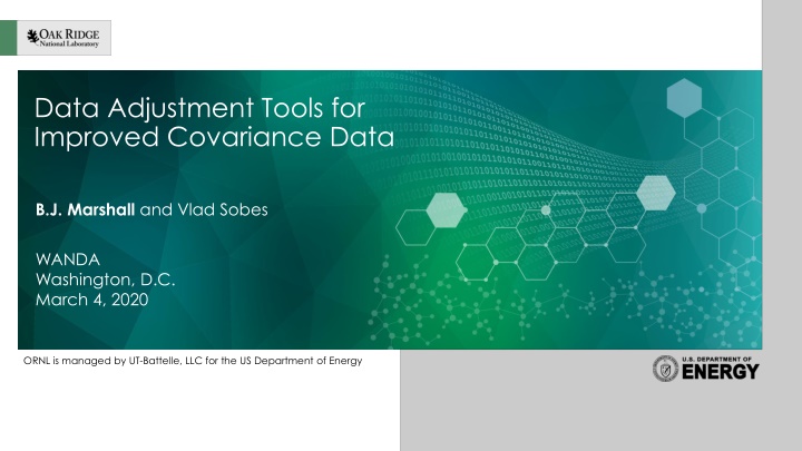 data adjustment tools for improved covariance data n.w