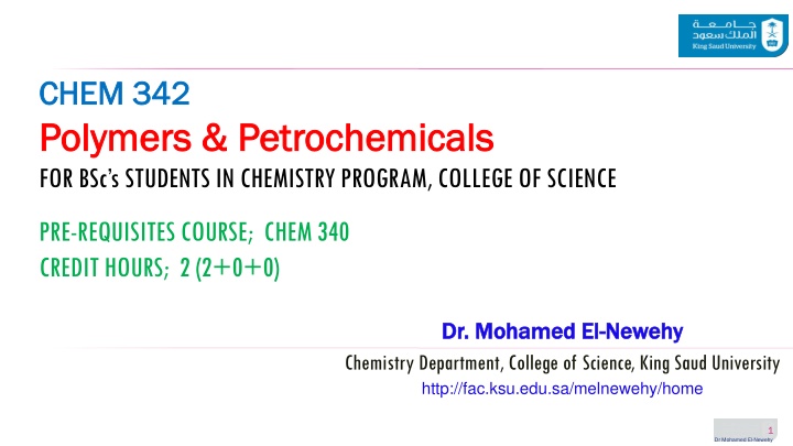 chem 342 chem 342 polymers petrochemicals n.w