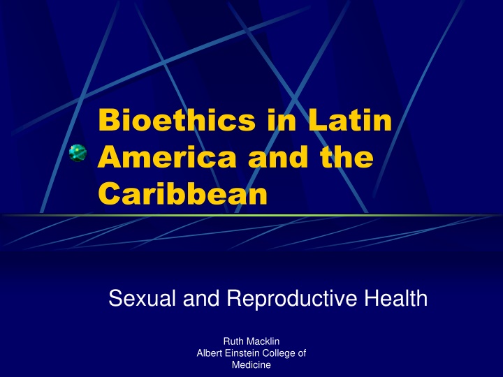 bioethics in latin america and the caribbean n.w
