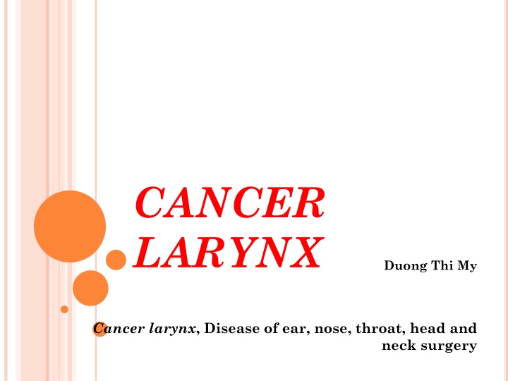 cancer larynx n.w