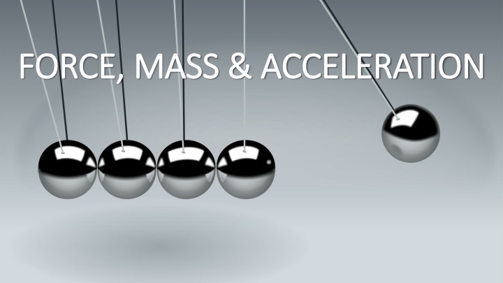 Force, Mass & Acceleration: Understanding the Relationship