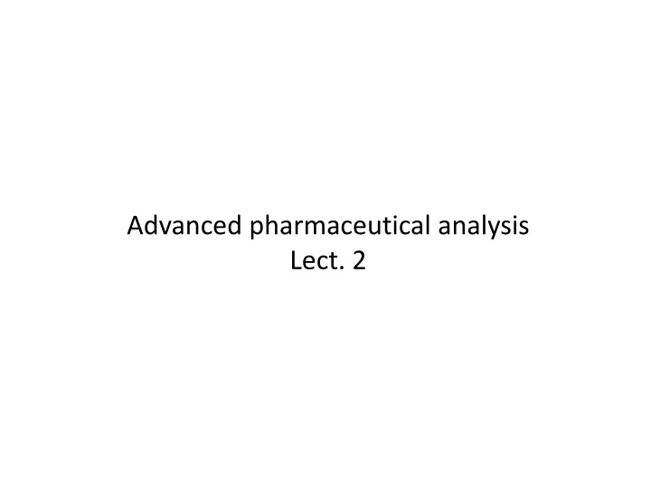 Analysis of Alkanes and Cycloalkanes Peaks in Pharmaceutical Applications