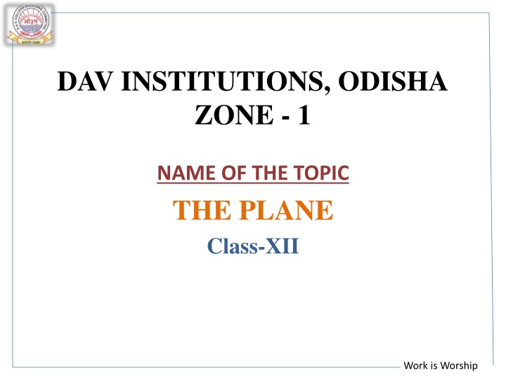 dav institutions odisha zone 1 n.w