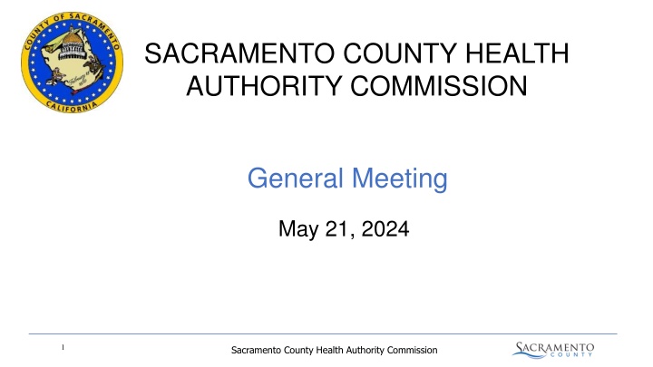 sacramento county health authority commission n.w