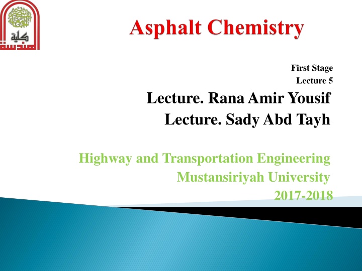 first stage lecture 5 n.w