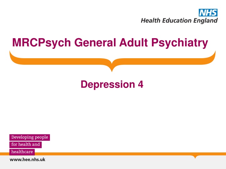 mrcpsych general adult psychiatry n.w