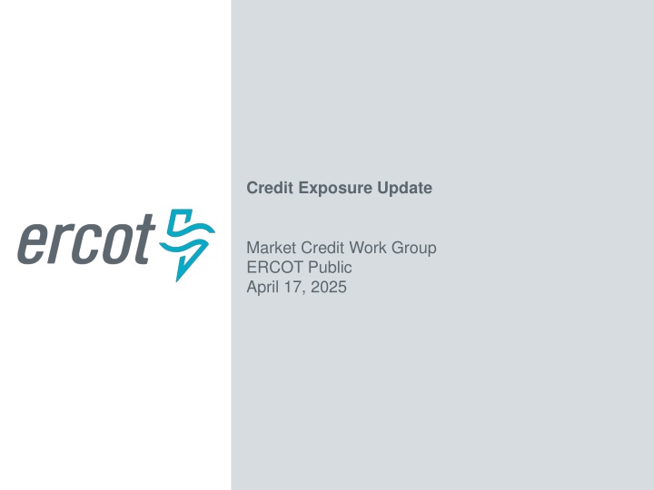 credit exposure update n.w