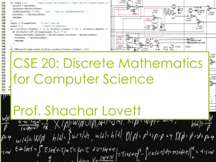 cse 20 discrete mathematics for computer science n.w