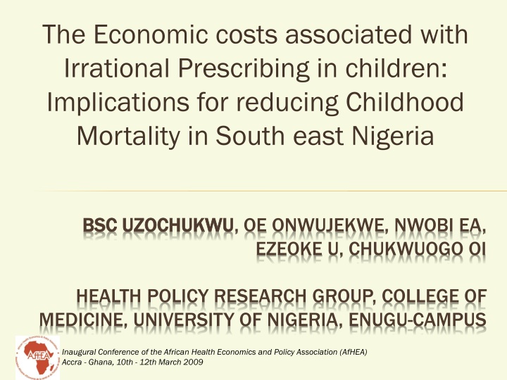 the economic costs associated with irrational n.w