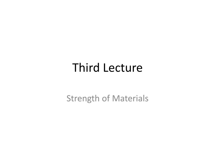 third lecture n.w
