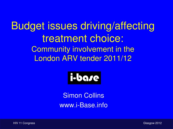 budget issues driving affecting treatment choice n.w