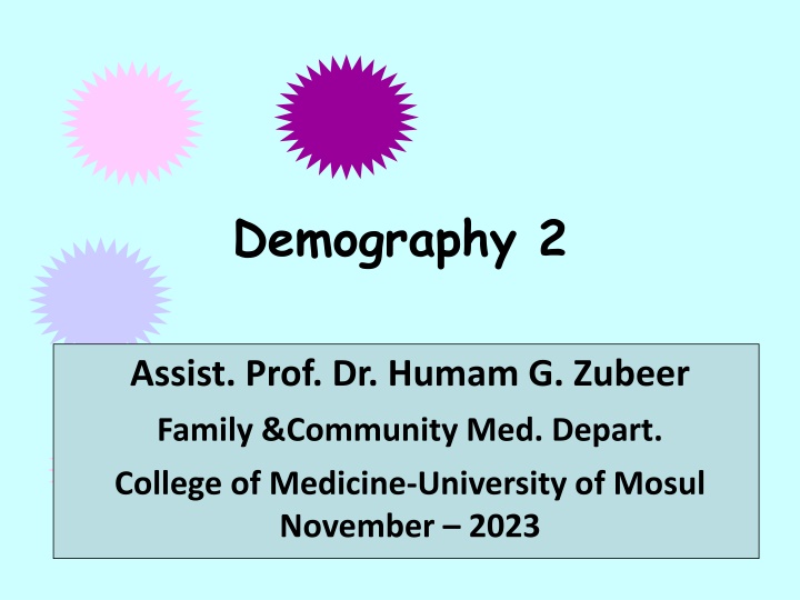demography 2 n.w