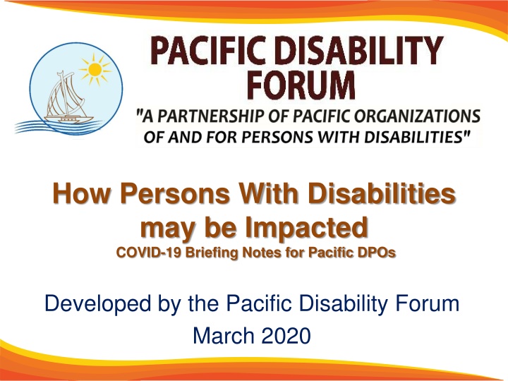 Impact of COVID-19 on Persons with Disabilities
