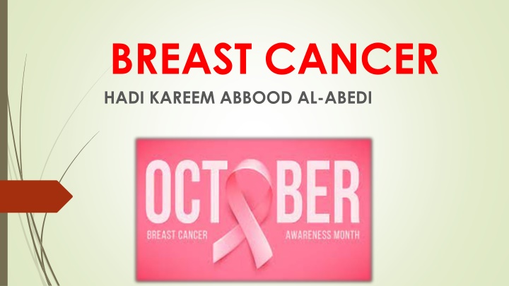 breast cancer hadi kareem abbood al abedi n.w