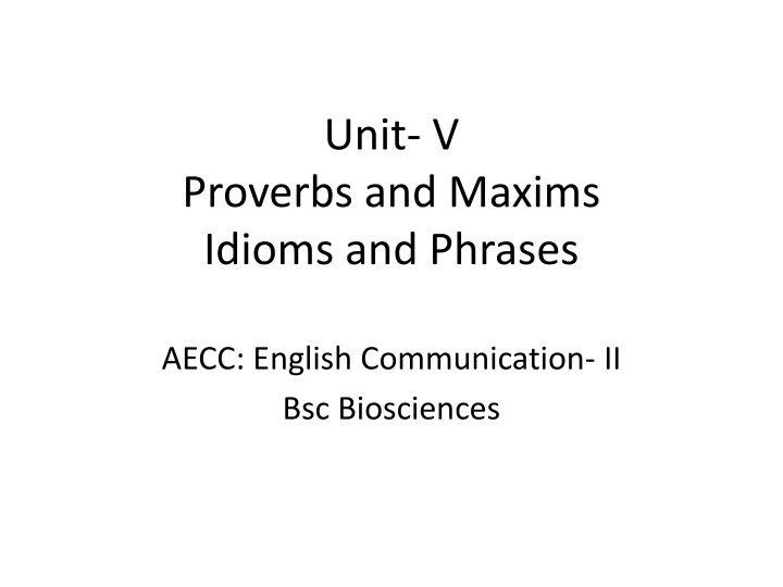 unit v n.w