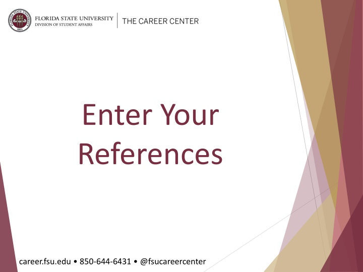 enter your references n.w