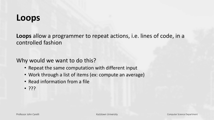 Importance of Loops in Programming