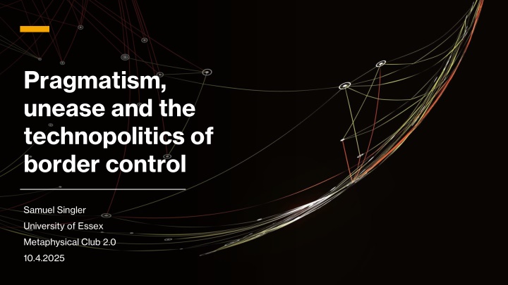 pragmatism unease and the technopolitics n.w