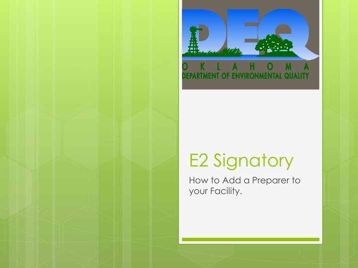e2 signatory how to add a preparer to your n.w