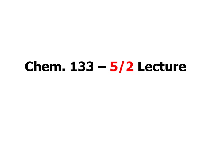 chem 133 5 2 lecture n.w