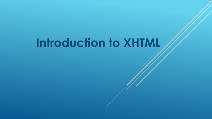 introduction to xhtml n.w