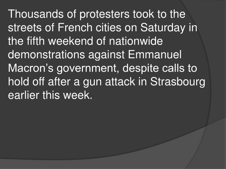 thousands of protesters took to the streets n.w