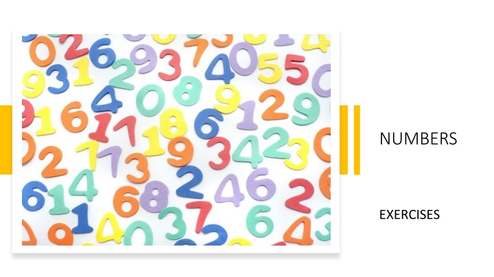 numbers n.w