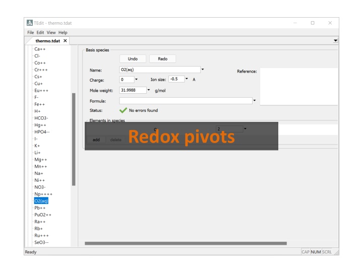 redox pivots n.w