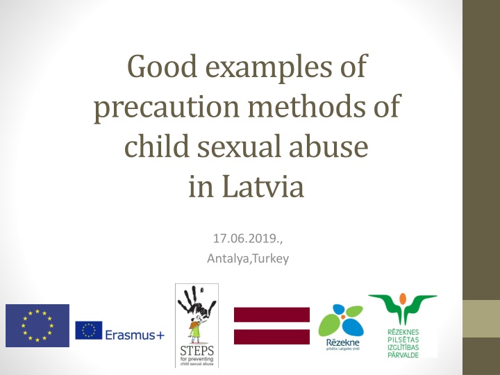 goodexamples of precaution methods of child n.w