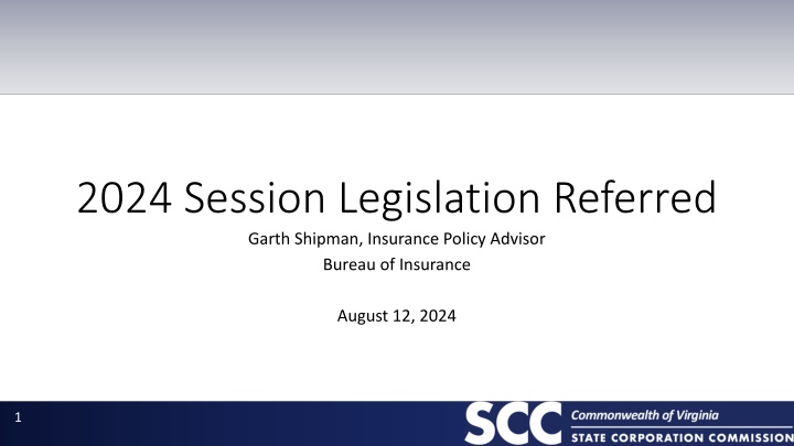 2024 session legislation referred garth shipman n.w