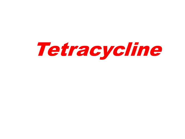 tetracycline n.w