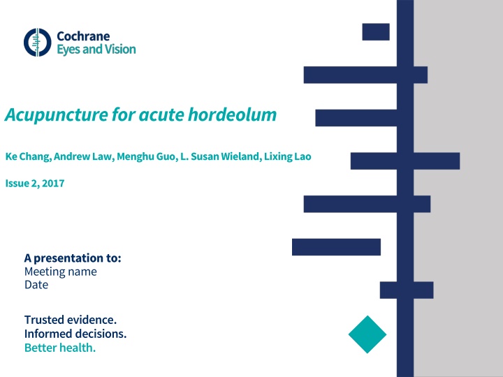 acupuncture for acute hordeolum n.w