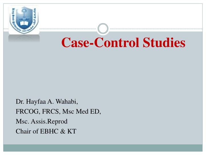 case control studies n.w