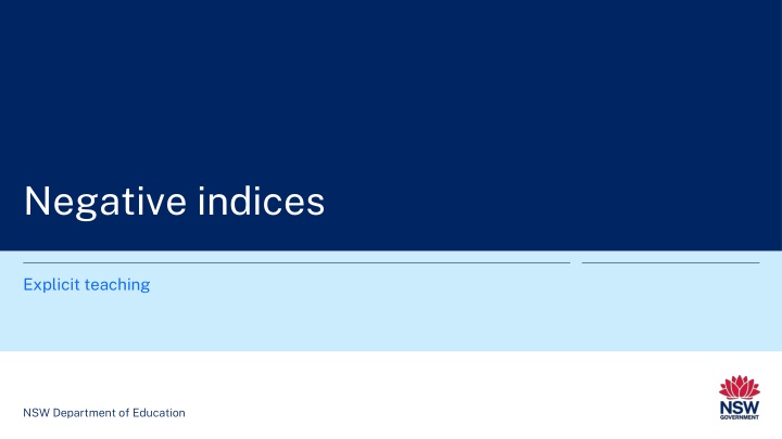 negative indices n.w