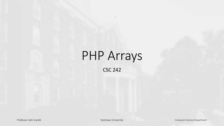 php arrays n.w