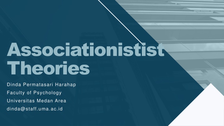 associationistist theories dinda permatasari n.w