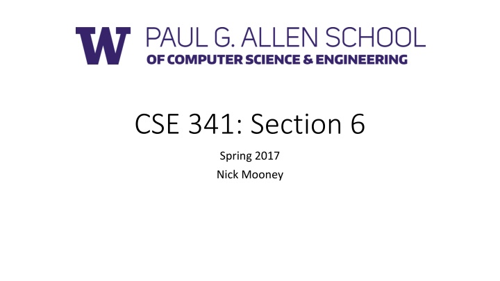 cse 341 section 6 n.w