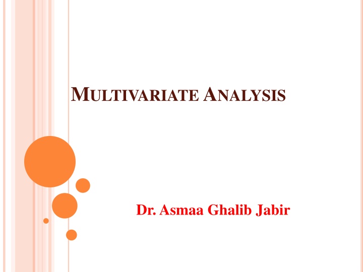 m ultivariate a nalysis n.w